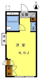 勝間ビル403の間取り図