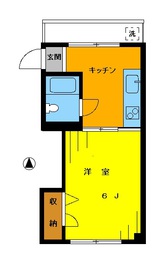 メゾンドヤマト305の間取り図